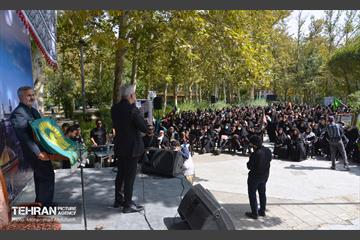 مراسم شهادت امام رضا(ع) و سالگرد تدفین شهدای گمنام منطقه۸