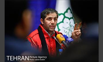 نشست خبری آتش سوزی ساختمان اداری میدان ولیعصر(عج) 15