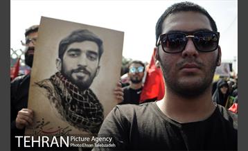 تشییع پیکر مطهر شهید محسن حججی 4