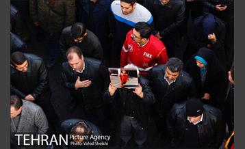 تشییع پیکر شهید آتش نشان سید احسان جامعی 31