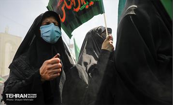 خیمه سوزان ظهر عاشورا در چهار راه گلوبندک  39