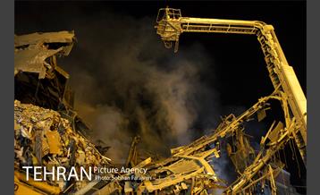 امداد رسانی شبانه در حادثه پلاسکو -2 13