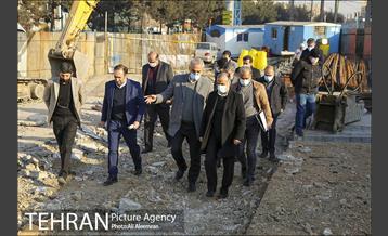 بازدید مصطفی سلیمی از پروژه های منطقه 4