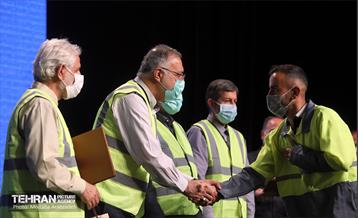 مراسم تجلیل از کارگران نمونه شهرداری تهران 26