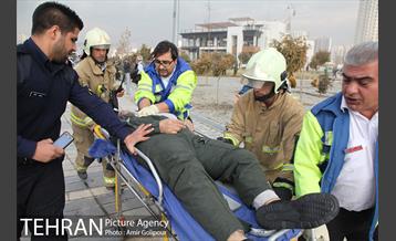 سقوط بالگرد در دریاچه شهدای خلیج فارس