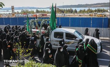 مراسم تشییع و خاکسپاری دوشهید گمنام دفاع مقدس در دریاچه چیتگر 20