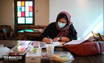 برگزاری ورکشاپ تخصصی کاریکاتور "آتیش نسوزونیم" 8