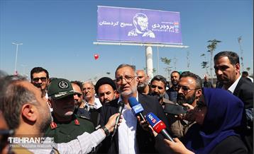 آیین افتتاح فاز اول ساخت بزرگراه سردار شهید محمد بروجردی 1