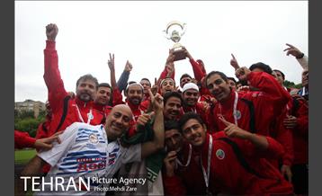 قهرمانی تیم فوتبال هنرمندان در جام جهانی 5