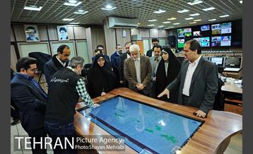 بازدید مجمع نمایندگان تهران در مجلس شورای اسلامی از ستاد مدیریت بحران شهر تهران 9