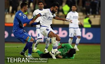 دیدار استقلال و گسترش فولاد در لیگ برتر فوتبال 25