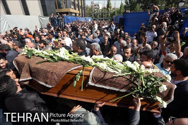 تشییع پیکر زنده‌یاد داوود رشیدی 11