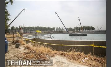 بازدید اعضای شورا شهر از تصفیه خانه فاضلاب فیروزبهرام 19