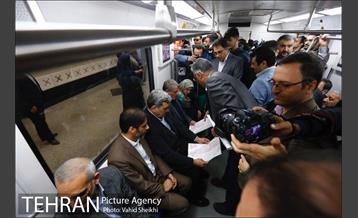 آیین بازگشایی و بهره برداری از 3 ایستگاه خط هفت مترو پایتخت 9