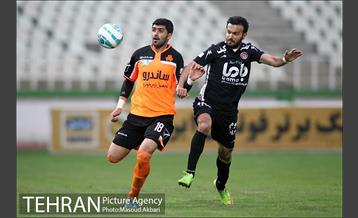 دیدار سیاه جامگان و سایپا در لیگ برتر فوتبال 11
