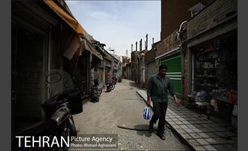 سنگ فرش شدن محله امام زاده یحیی 3