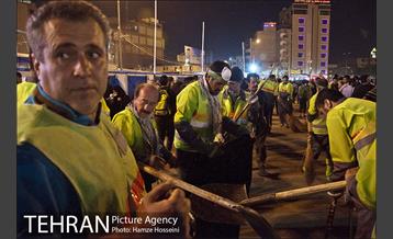 ارائه خدمات نیرو های خادم الحسین (ع) در کربلا 21