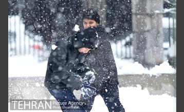 روز برفی پارک شهر 20