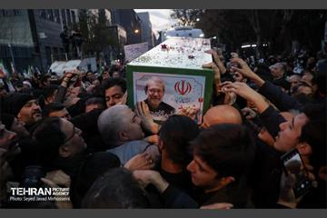 مراسم تشییع «علی لاریجانی»، «غلامرضا سلیمانی» و قهرمانان «ناو دنا» 2