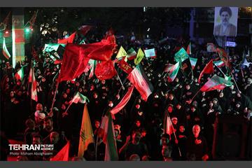 عزاداری شب هشتم ماه محرم در میدان نبوت 14