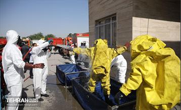 بازدید رییس مدیریت بحران کشور از مرکز آموزش آتش‌نشانی شهرداری تهران 11