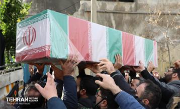 مراسم تشییع شهیده فائزه رحیمی 16