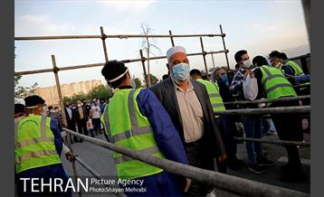 اقامه نماز عید فطر افغانستانی های اهل تسنن مقیم تهران 16