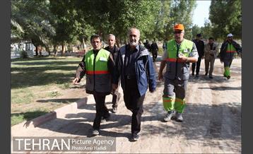 بازدید اعضای شورای اسلامی شهر تهران از خدمات رسانی به زائران اربعین حسینی 4