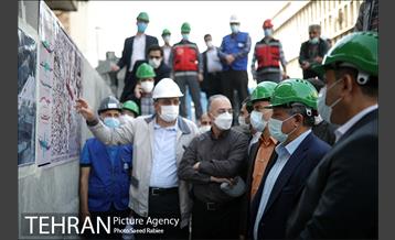 بازدید رئیس شورای شهر از زیرگذر چهارراه گلوبندک 8