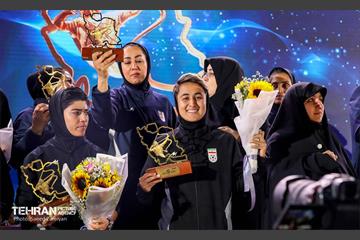 مراسم استقبال از تیم ملی فوتبال زنان ایران 4