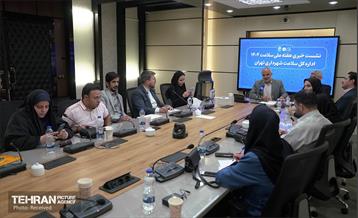 نشست خبری مدیر کل سلامت شهرداری تهران 3