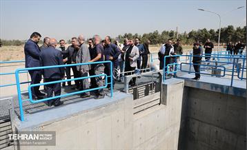 آیین بهره برداری از فاز دوم تصفیه خانه خلیج فارس منطقه ۱۹  14