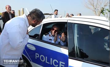 بازدید رئیس پلیس راهور کل کشور از پروژه‌های منطقه 9 2