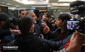 حضور علیرضا زاکانی در دانشگاه شهید بهشتی 57