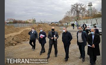 بازدید نماینده مجلس و معاون شهردار از پروژه شار باغ حضرت فاطمه الزهرا(س) 5