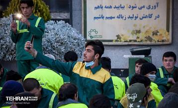 ضیافت یک هزار نفری افطار شهرداری منطقه ۵