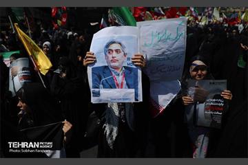 راهپیمایی مردمی علیه تهاجم رژیم صهیونیستی به ایران 9