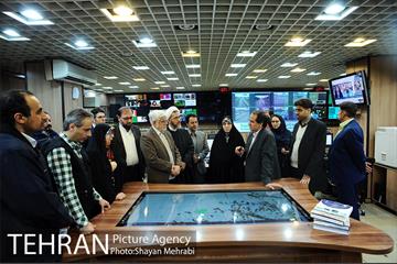 بازدید مجمع نمایندگان تهران در مجلس شورای اسلامی از ستاد مدیریت بحران شهر تهران 10