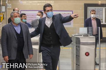 مراسم بهره برداری از ایستگاه برج میلاد 12