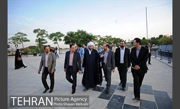 بازدید رئیس سازمان تبلیغات اسلامی از منطقه گردشگرى عباس آباد 17