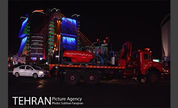 ضدعفونی معابر توسط سازمان آتش نشانی  1