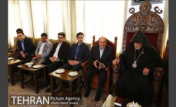 دیدار شهردار منطقه شش از کلیسای سرکیس مقدس