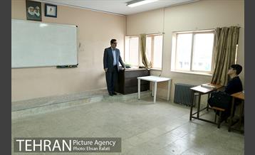 بازدید دکتر حسینی مکارم سرپرست شهرداری تهران از دبیرستان همت 6