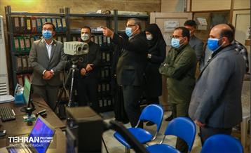 بازدید رئیس سازمان مدیریت بحران شهرداری تهران از گرمخانه خاوران 14