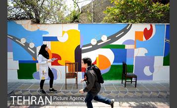 رنگ آمیزی و طراحی جداره شهری در منطقه 7 9