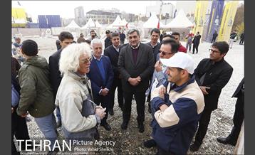 بازدید شهردار تهران از نهمین سمپوزیوم مجسمه سازی تهران 11
