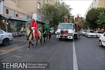 برگزاری اعزای حسینی در بوستان قصر منطقه هفت 13