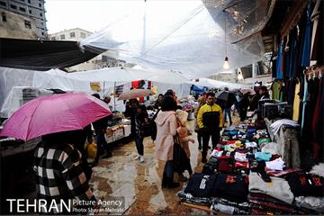 بارش باران در تهران 14