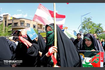 راهپیمایی وز قدس در پایتخت 13