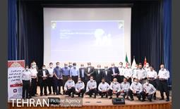 آیین تقدیر از آتش نشانان حریق پالایشگاه تهران 42